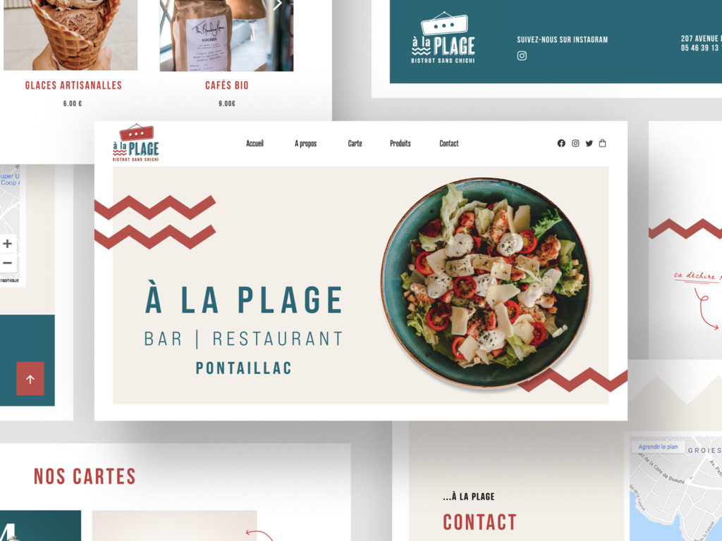 Restaurant Web design